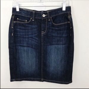 NWT BANANA REPUBLIC | Dark Wash Jean Skirt Sz 2